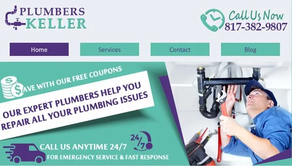 Plumbers Keller Logo