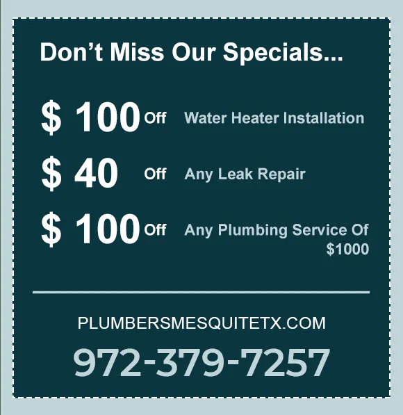 Slide of Plumbers Mesquite TX