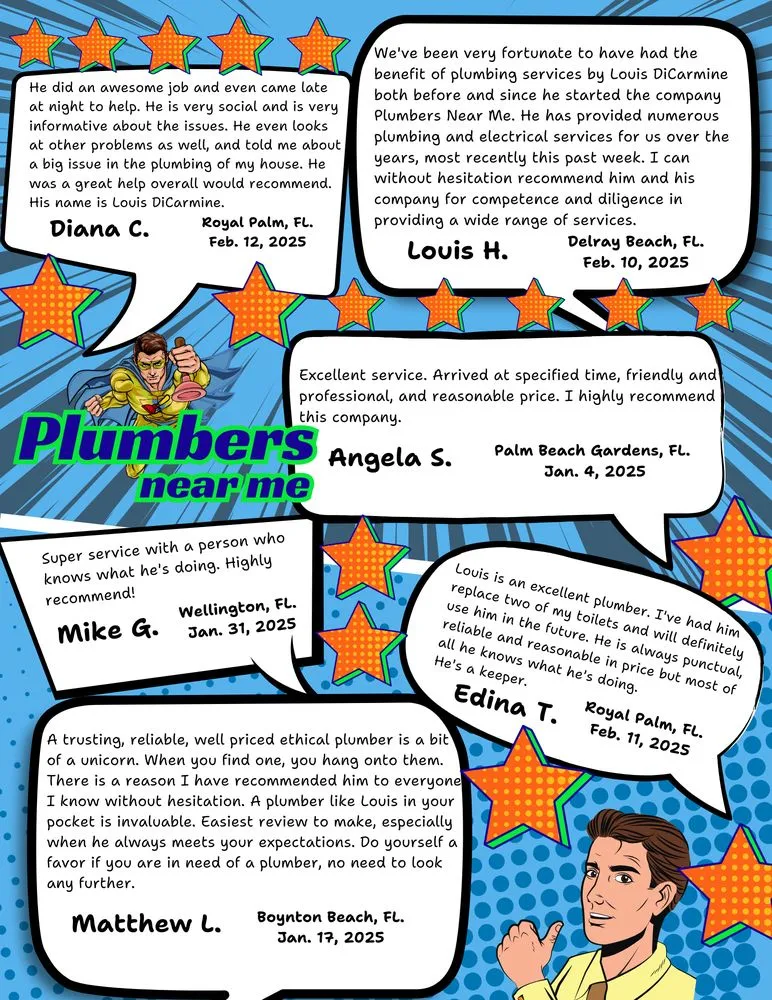 Slide of Plumbers Near Me