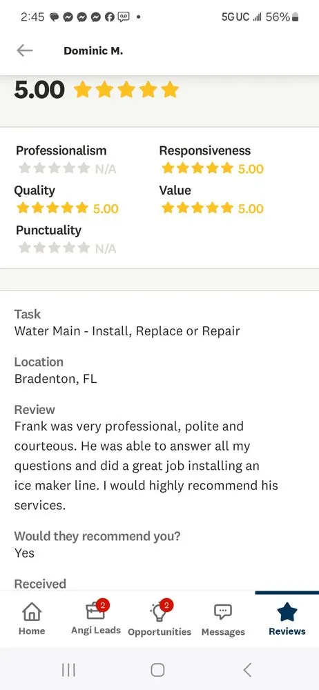 Reliable water heater service in Palmetto, FL by Plumbing & Drain of Manasota