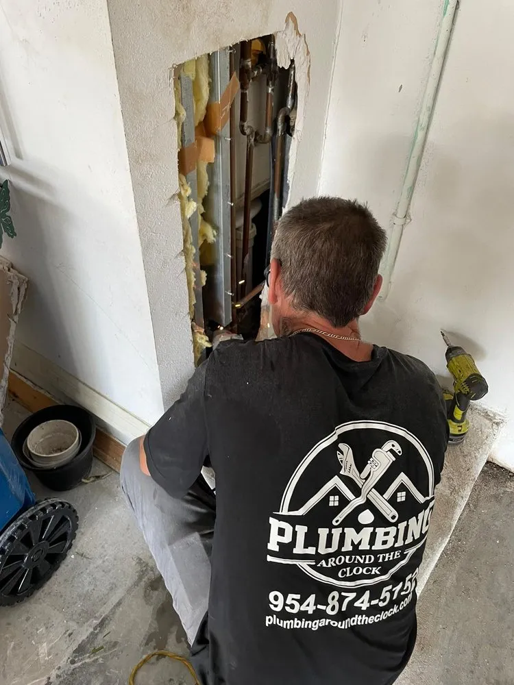 Slide of Plumbing Around The Clock
