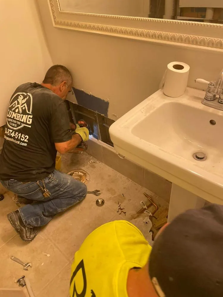 Slide of Plumbing Around The Clock