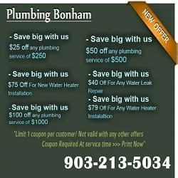 Slide of Plumbing Bonham