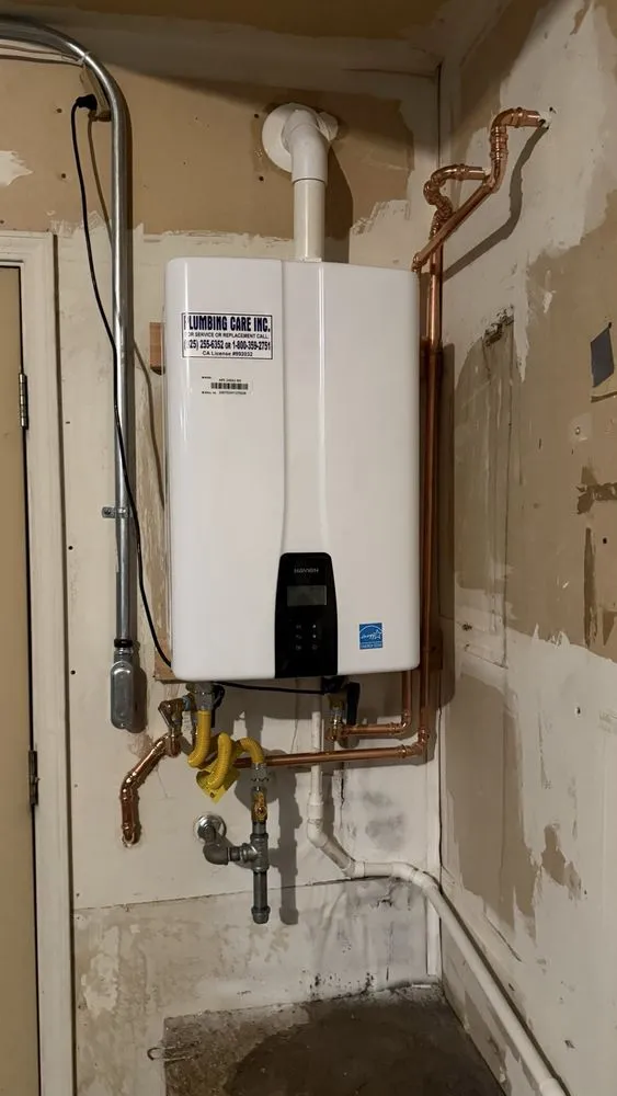 Slide of Plumbing Care