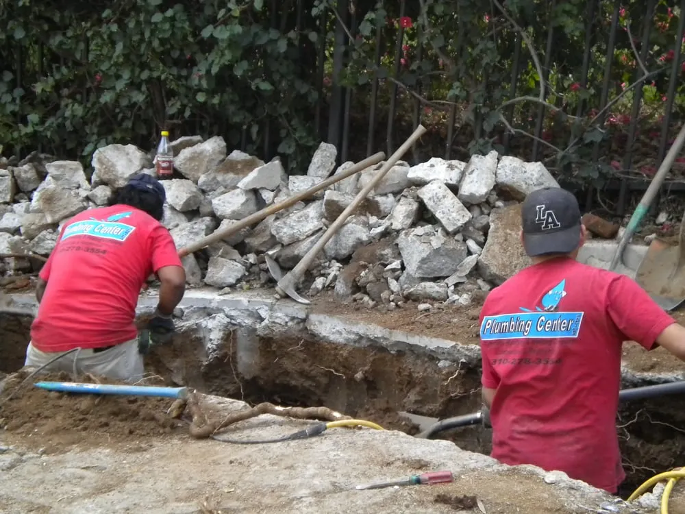 Slide of Plumbing Center Bonded Sewer Contractor