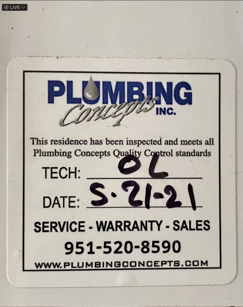 Slide of Plumbing Concepts