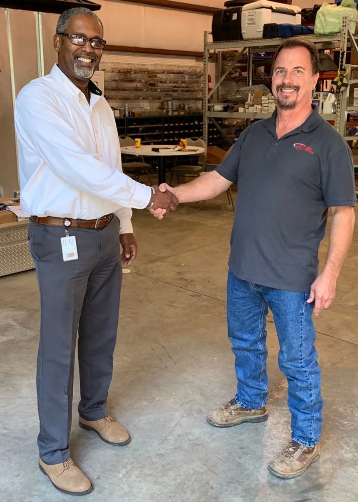 Slide of Plumbing Connection