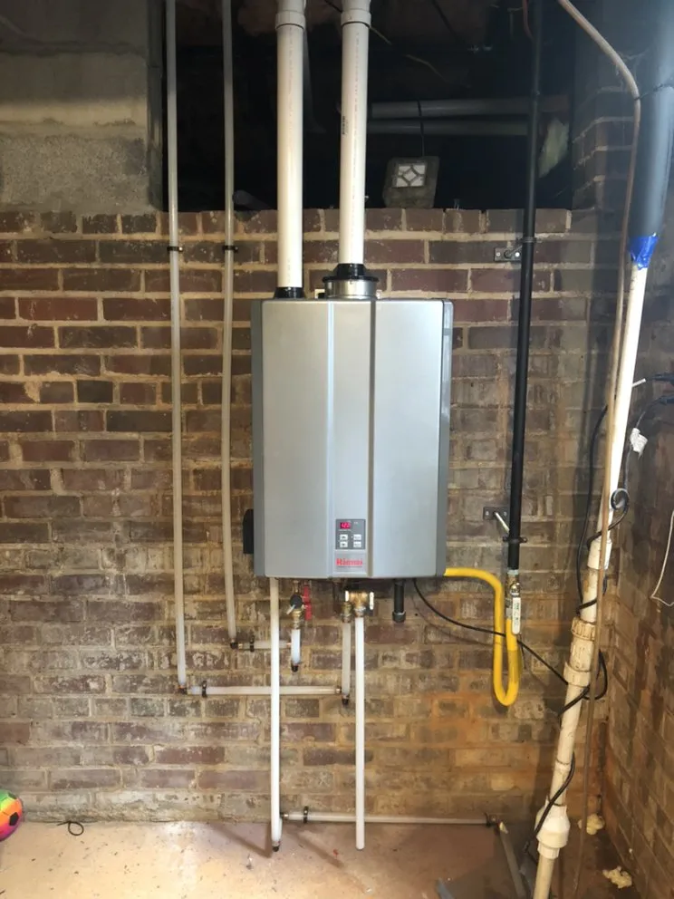 Slide of Plumbing Connection