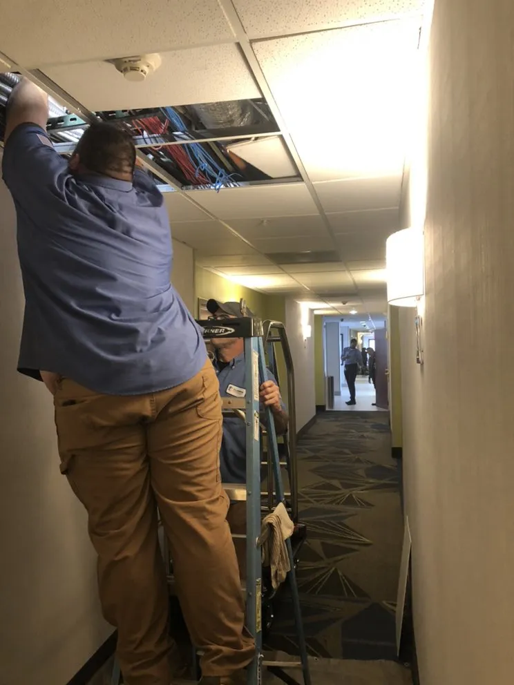 Slide of Plumbing Connection