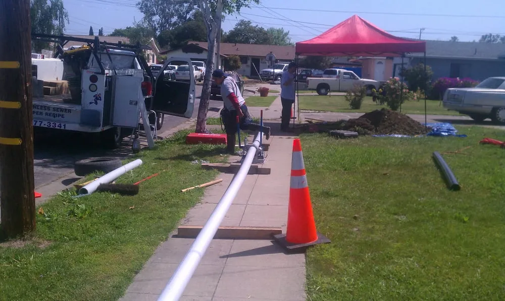 Slide of Plumbing Connection