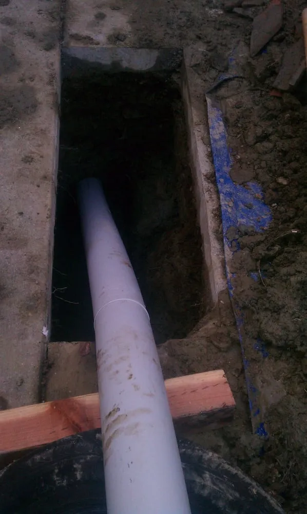 Slide of Plumbing Connection