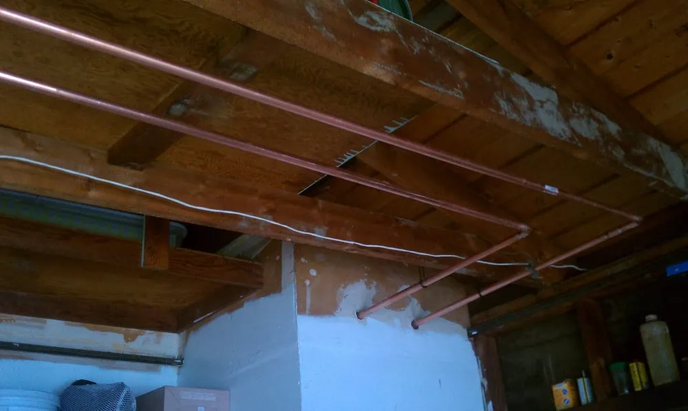 Slide of Plumbing Connection