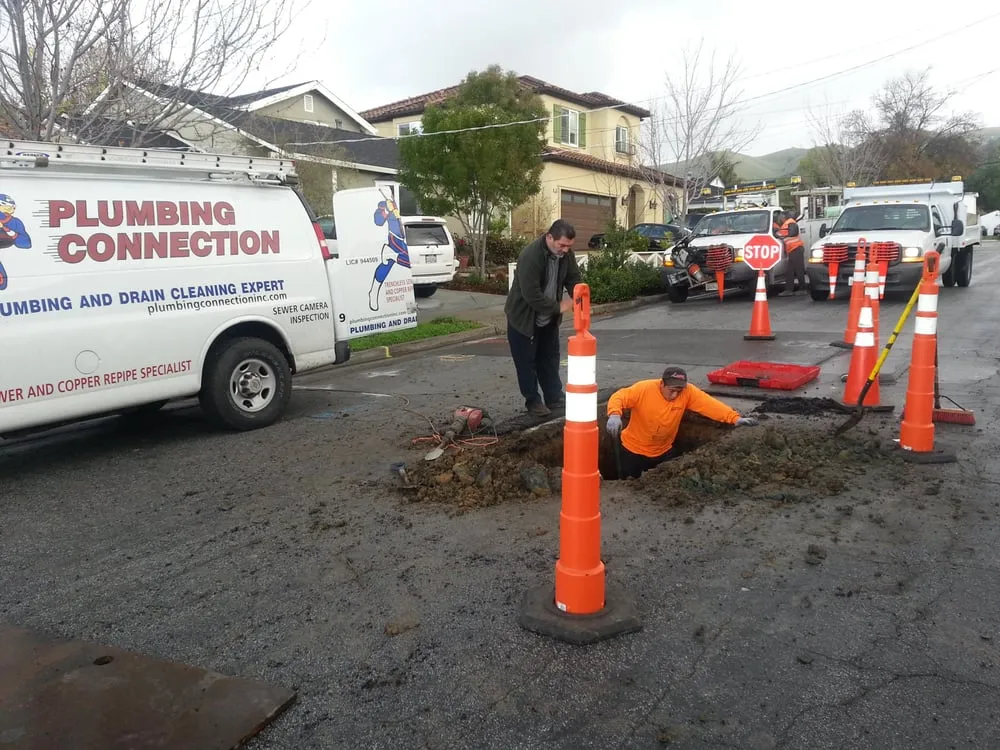 Slide of Plumbing Connection