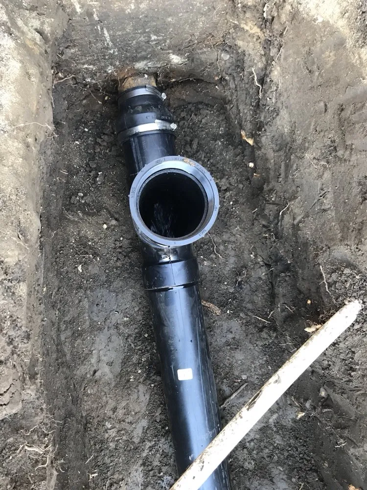 Slide of Plumbing Connection