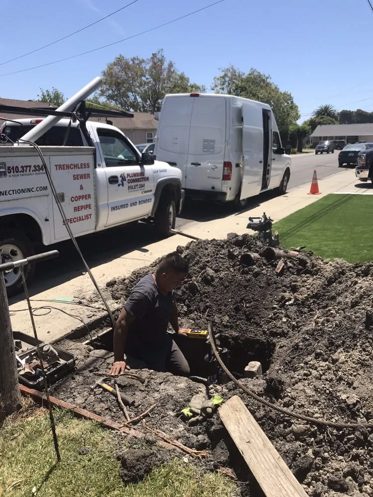 Slide of Plumbing Connection