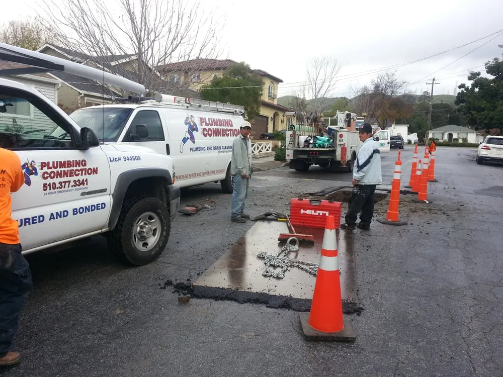 Slide of Plumbing Connection