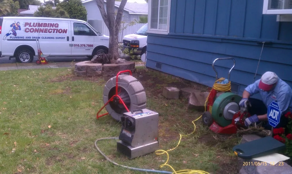 Slide of Plumbing Connection