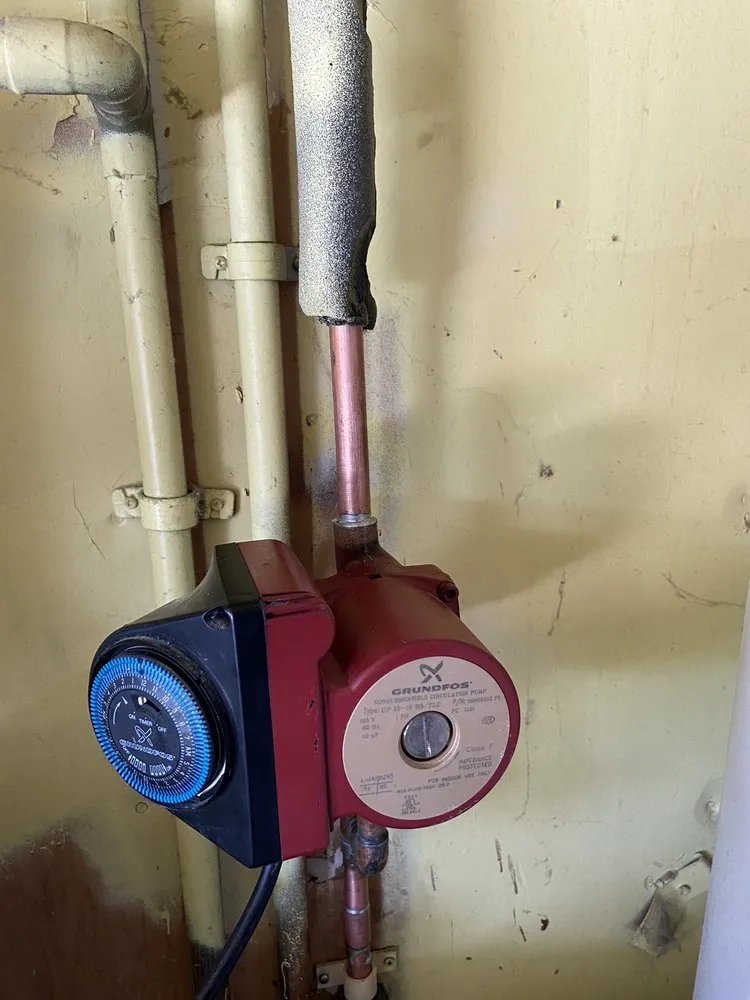 Slide of Plumbing Connection