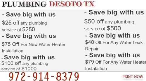 Slide of Plumbing Desoto TX
