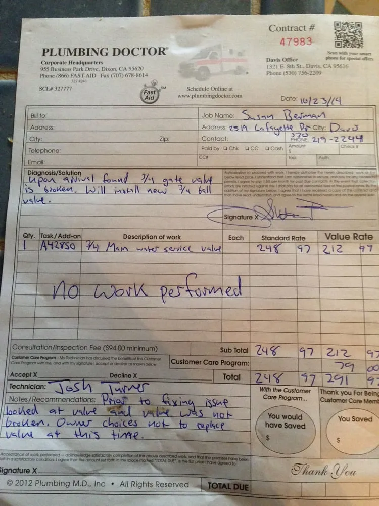 Slide of Plumbing Doctor