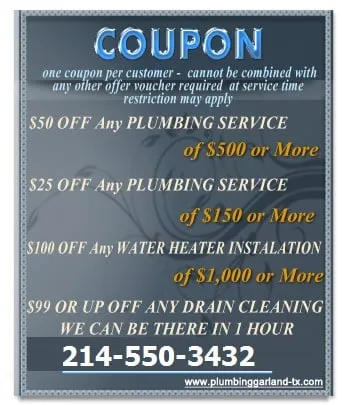 Slide of Plumbing Garland Texas