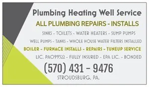 Plumbing Heating Well Service Logo