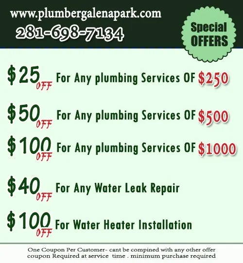 Slide of Plumbing Leak Repair Services in Galena Park