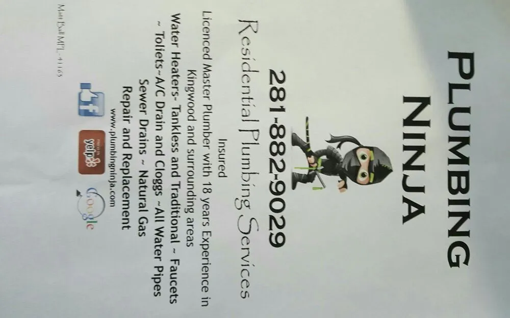 Trusted drain cleaning for homes in Kingwood, TX by Plumbing Ninja