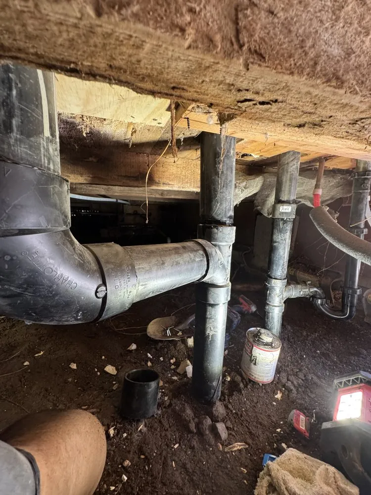 Slide of Plumbing Pipeworks