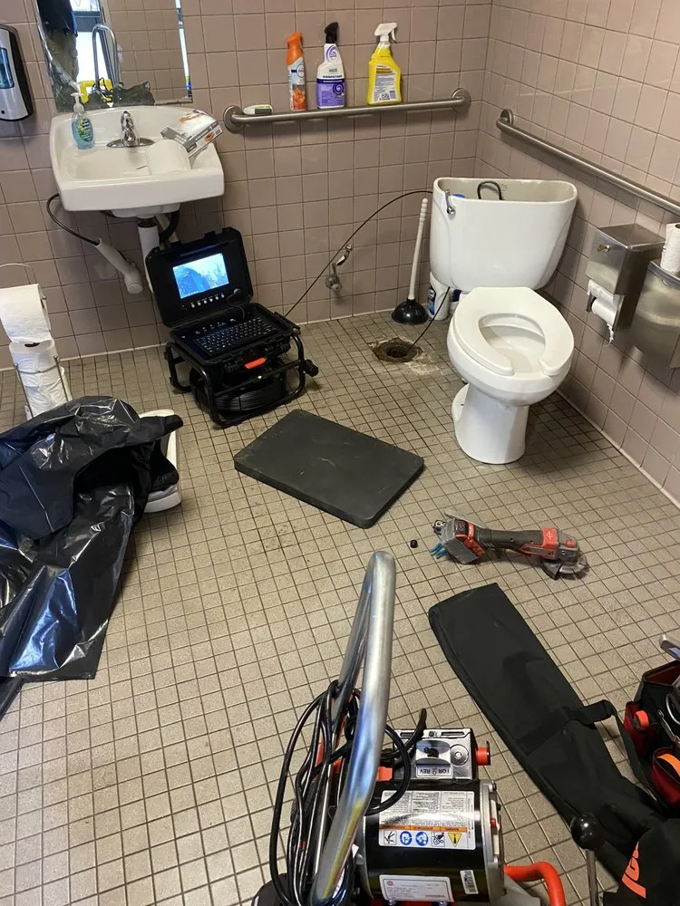 Slide of Plumbing Pipeworks