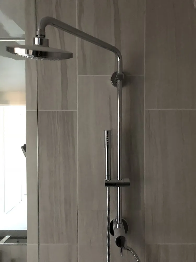 Slide of plumbing service