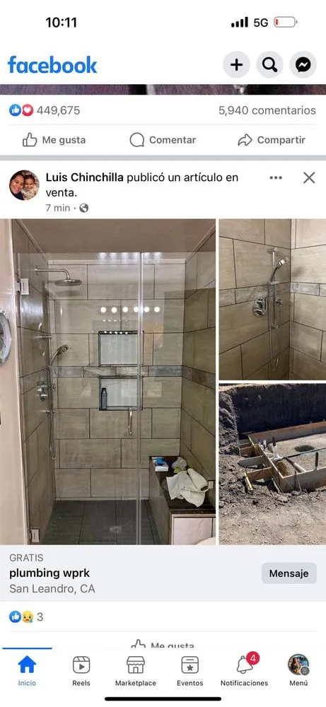 Slide of Plumbing Services