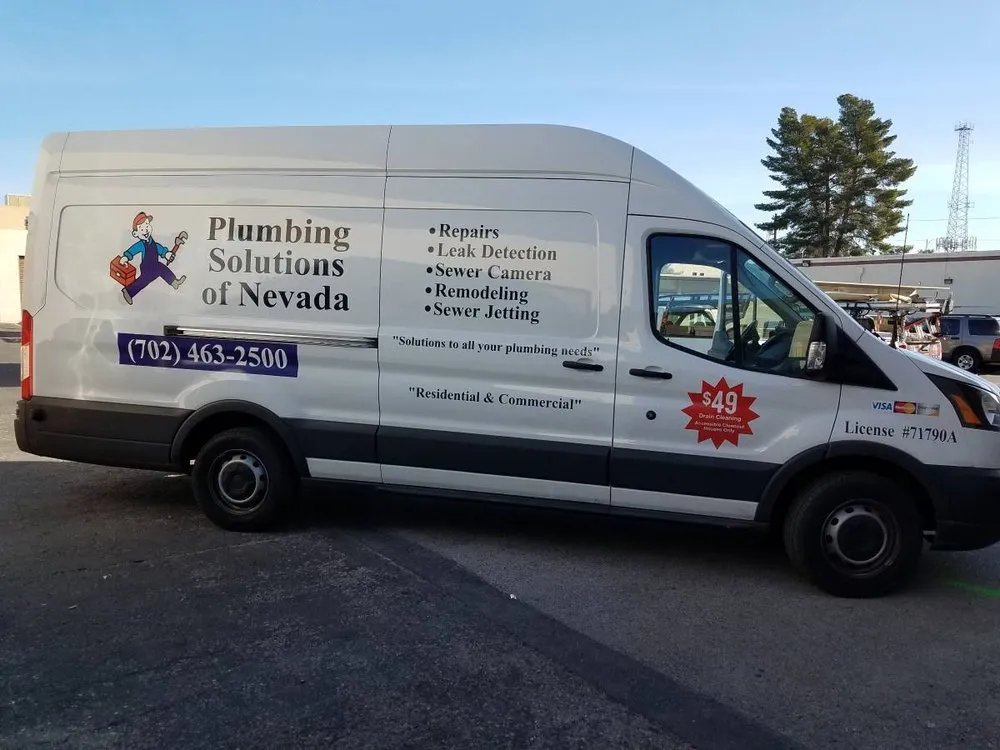 Slide of Plumbing Solutions of Nevada