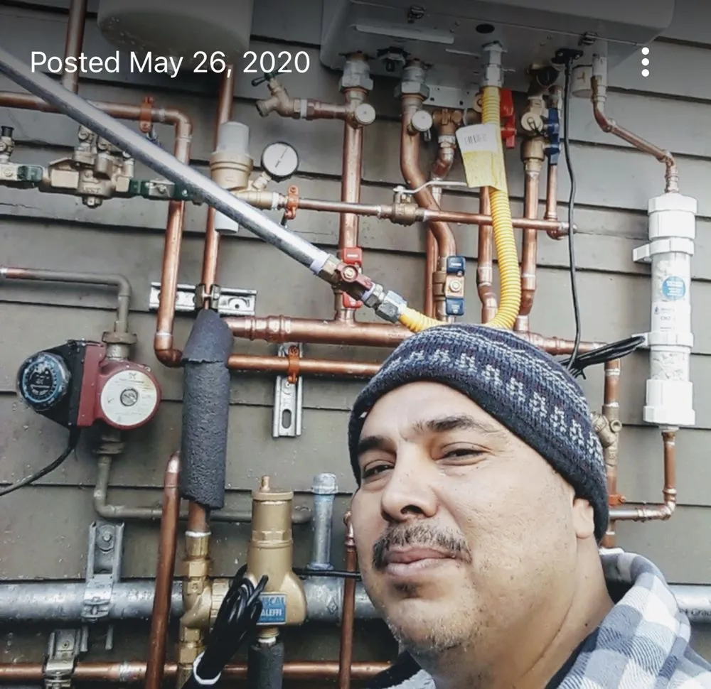 Slide of Plumbing Tech