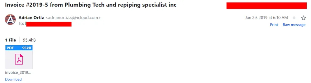 Slide of Plumbing Tech