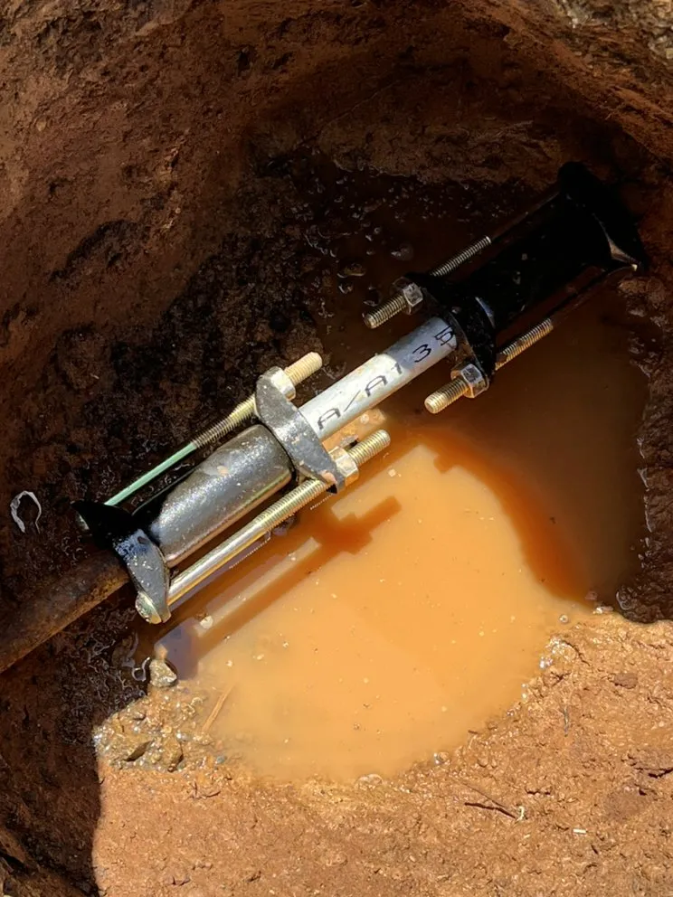 Slide of Plumbing Tech