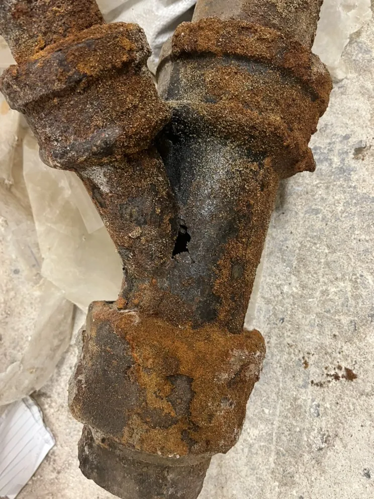 Slide of Plumbing Tech