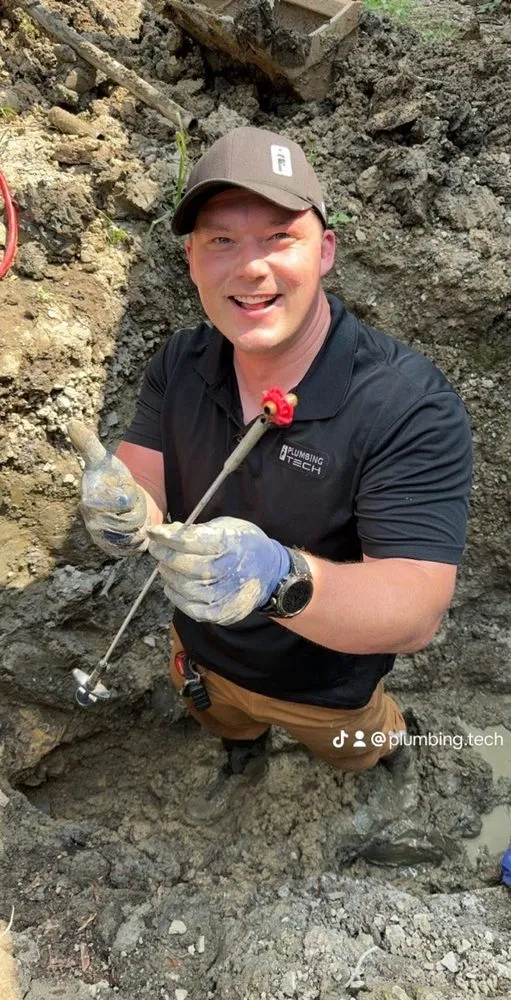 Slide of Plumbing Tech