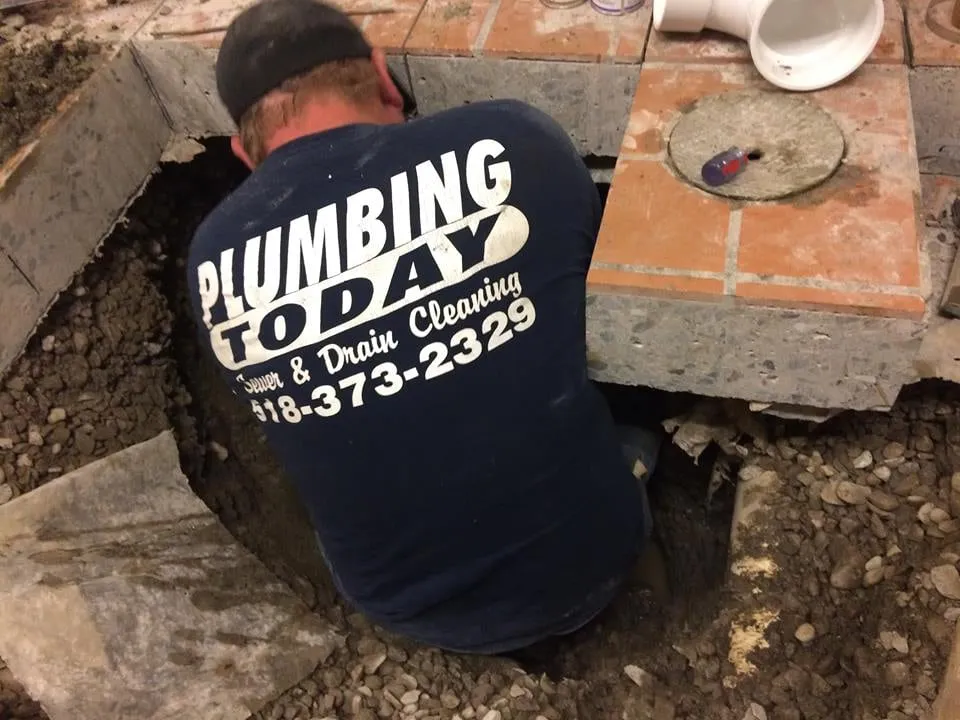 Affordable drain cleaning for homes in Latham, NY by Plumbing Today