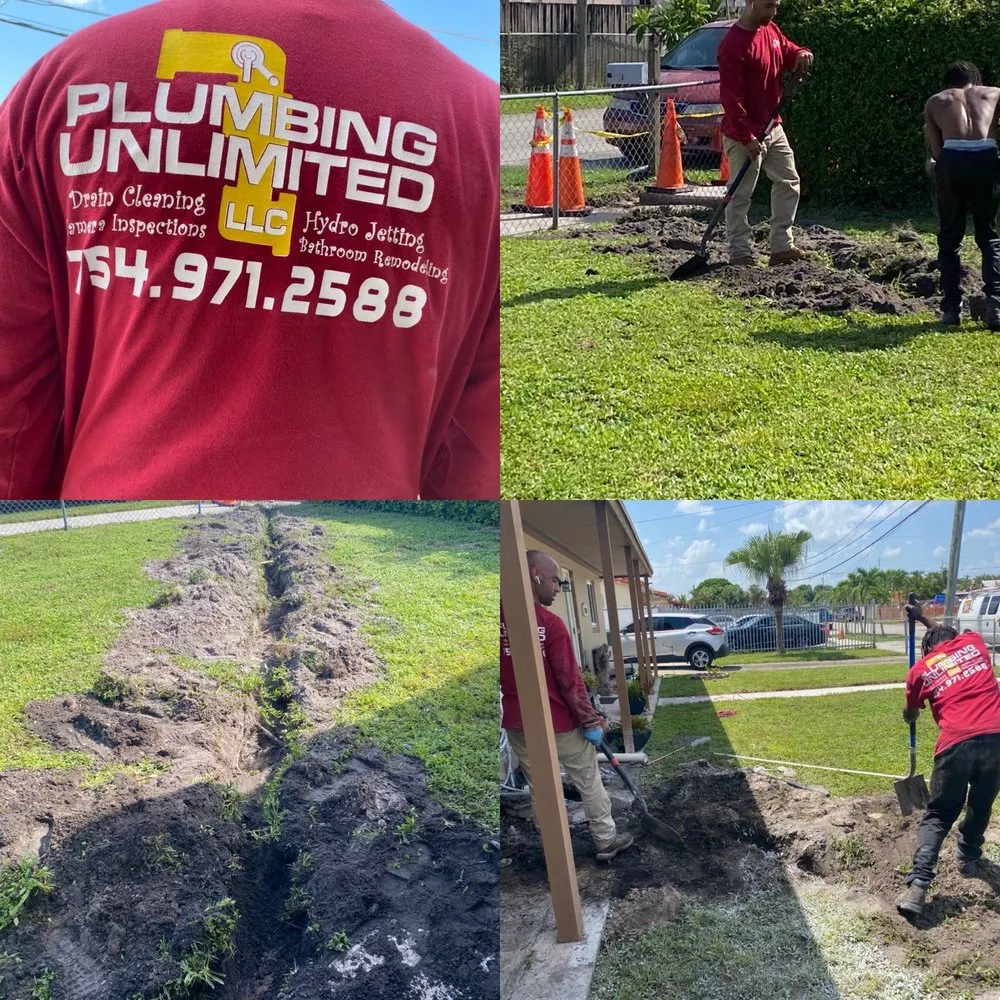 Slide of Plumbing Unlimited