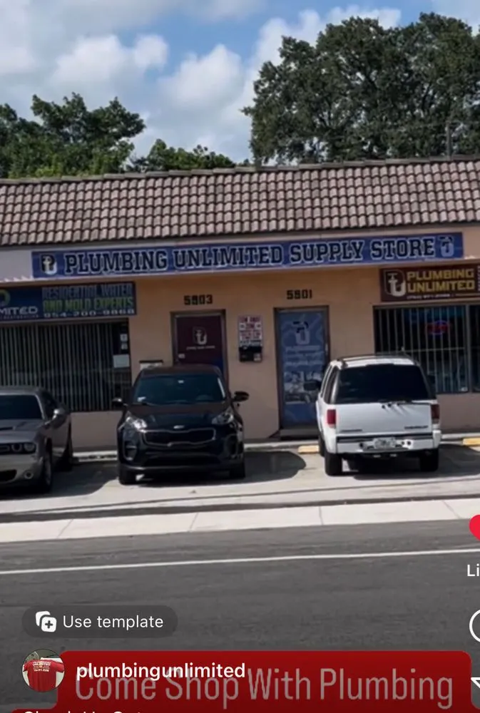 Slide of Plumbing Unlimited Supply Store