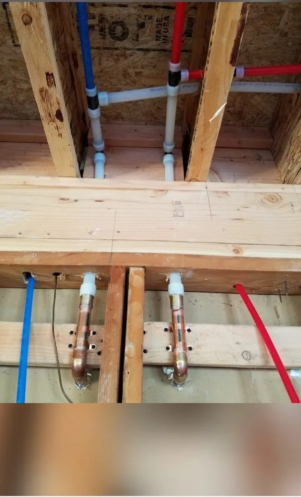 Slide of Plumbing Upgrade