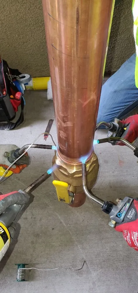 Slide of Plumbing Upgrade