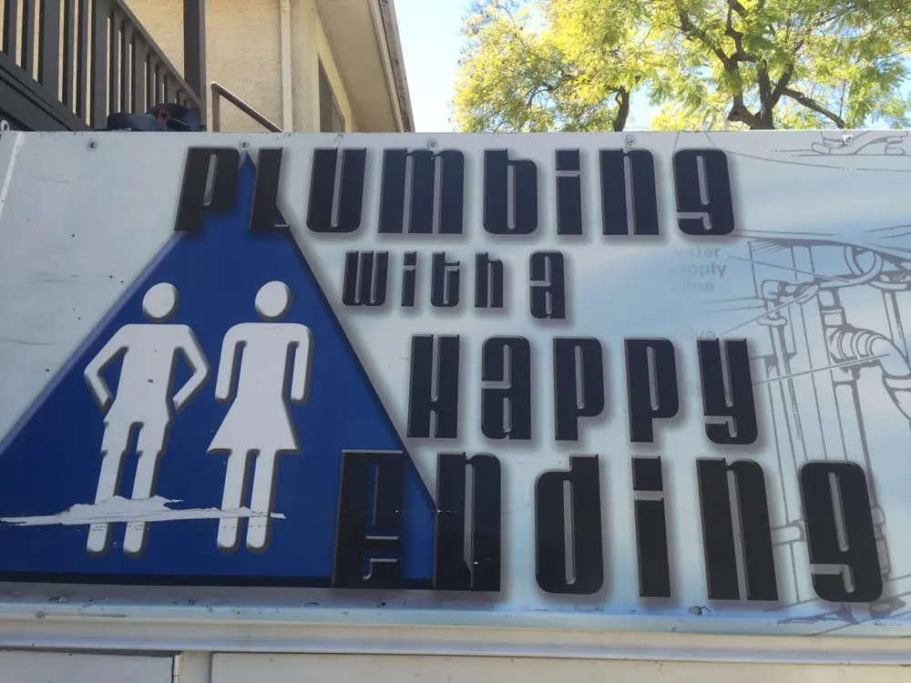 Slide of Plumbing With A Happy Ending