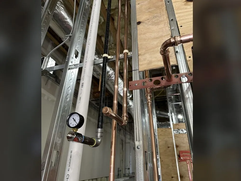 Slide of Plumbing Works