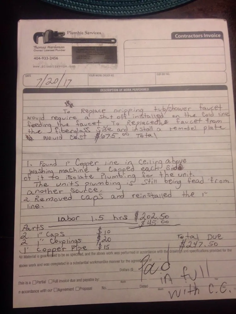 Slide of Plumbit Services