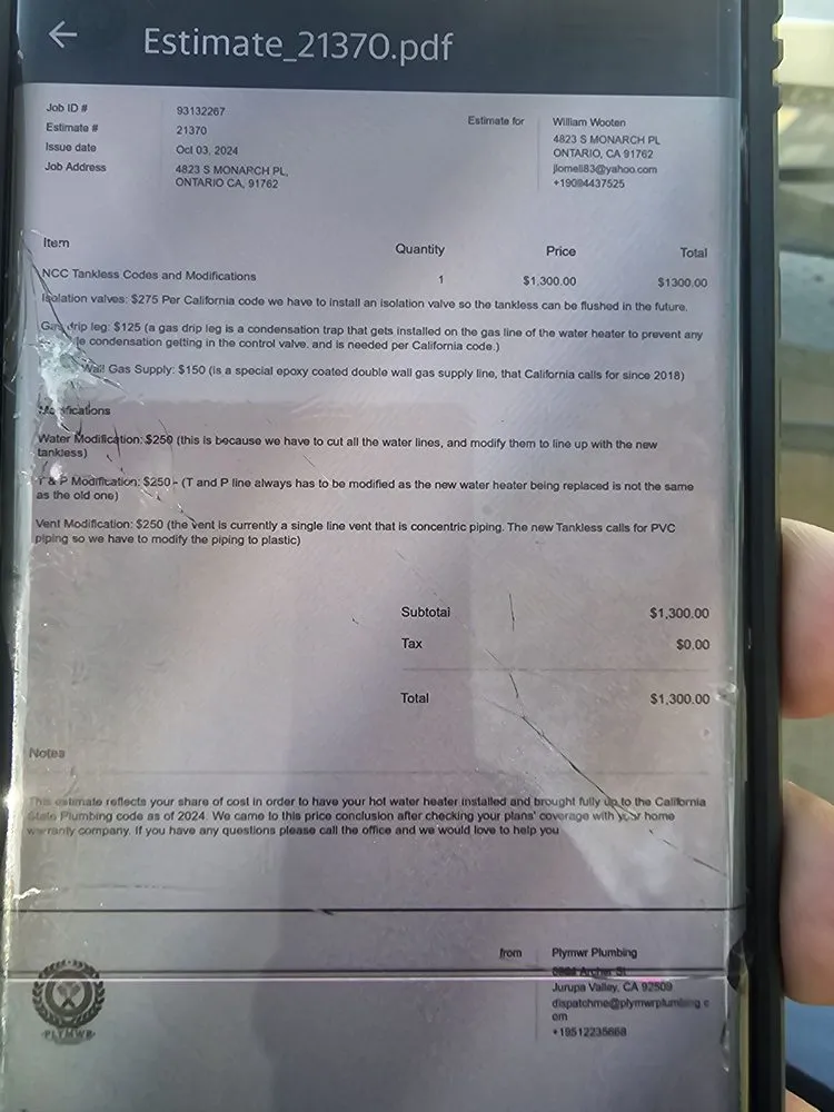 Slide of Plymwr Plumbing