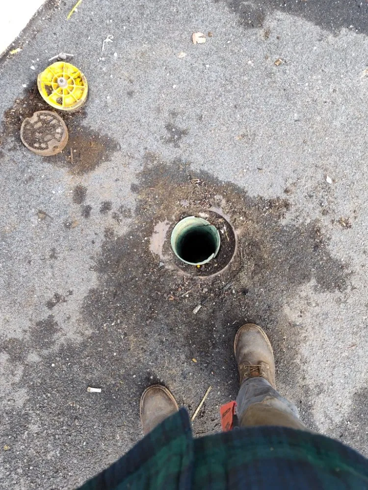 Slide of Pm drain cleaning