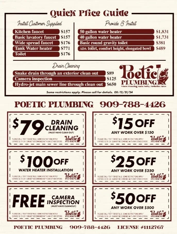 Slide of Poetic Plumbing