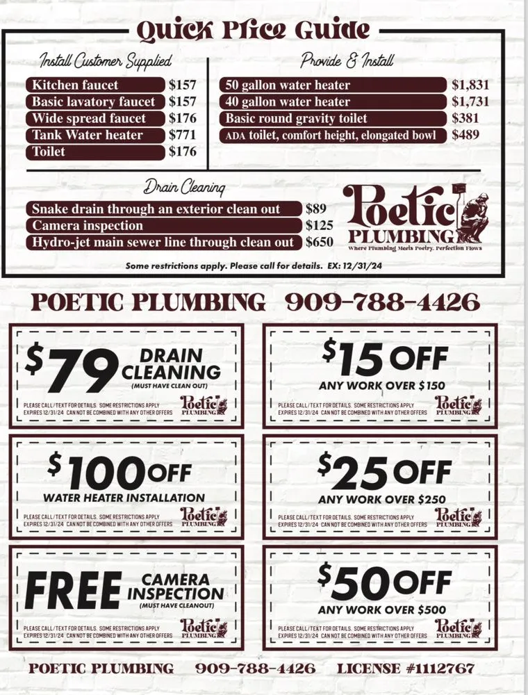 Slide of Poetic Plumbing